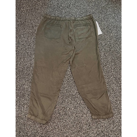 Daily Ritual Army Green Jogger Womens Size 16 Pockets Drawstring New With Tags - Picture 2 of 3